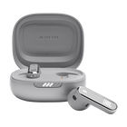 JBL Live Flex - Silver - True wireless Noise Cancelling earbuds - Hero